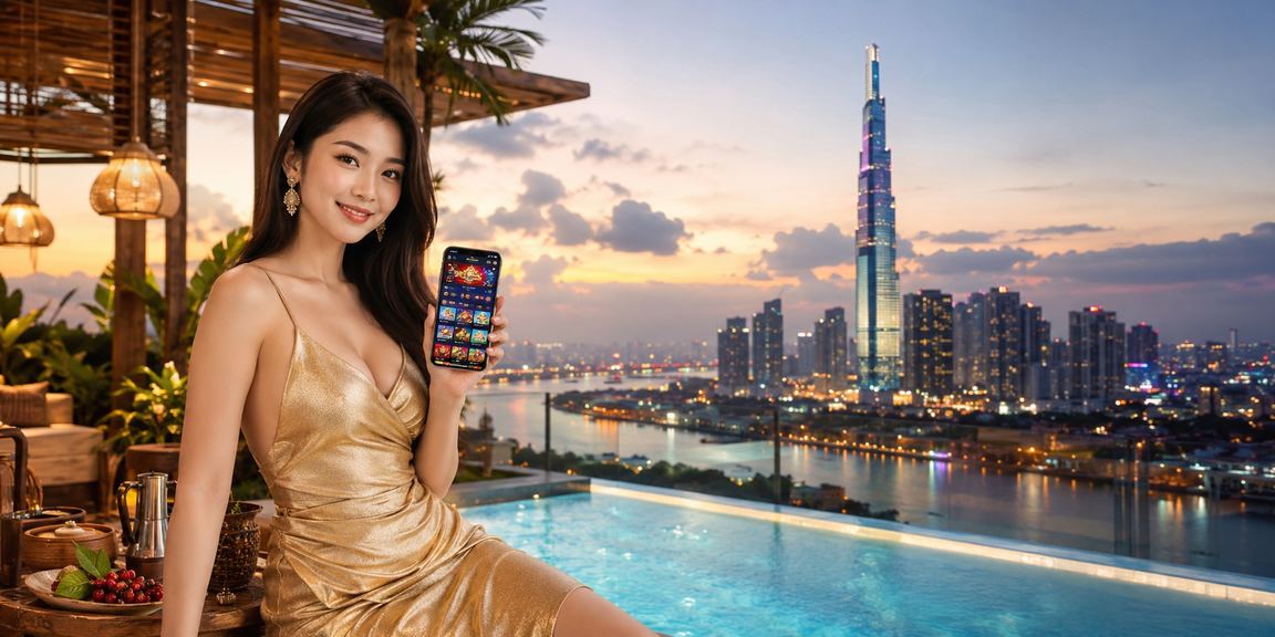 Người dùng tại Thành phố Hồ Chí Minh mở ứng dụng casino trên điện thoại bên cạnh tách cà phê